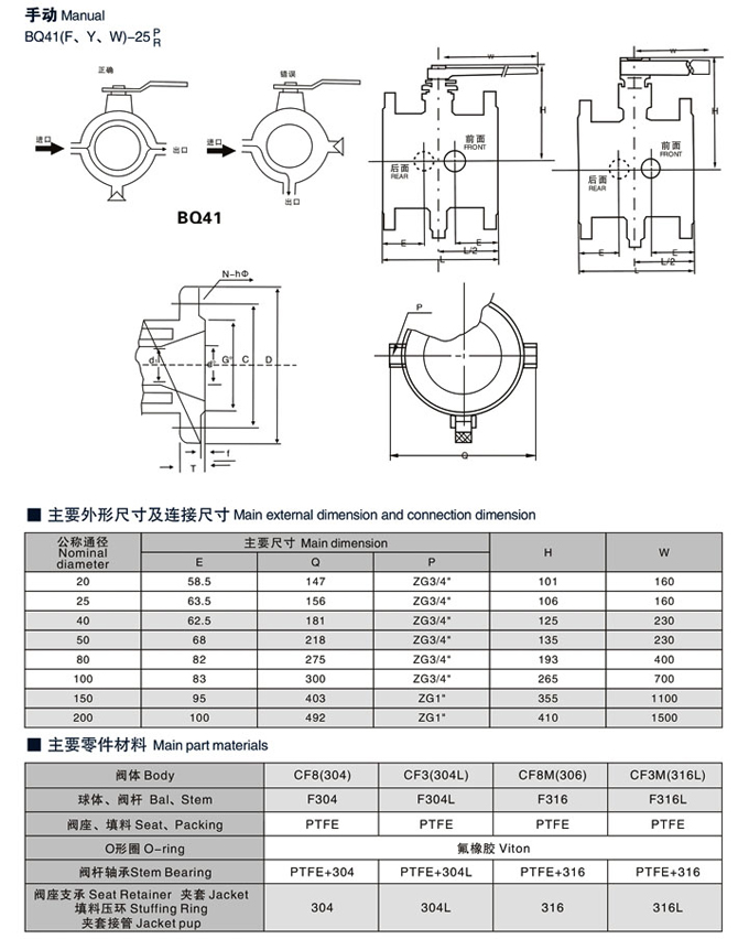 夾套球閥,保溫夾套球閥結(jié)構(gòu)圖與尺寸表1 夾套球閥,保溫夾套球閥結(jié)構(gòu)圖與尺寸表